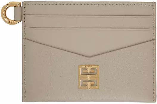 Бежевый держатель для карт 4G Givenchy