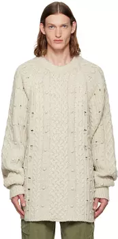 Бежевый длинный свитер Andersson Bell