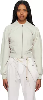 Бежевый двусторонний бомбер Hyein Seo