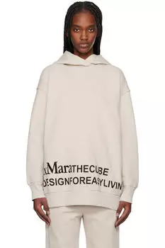 Бежевый Felpa Hoodie Max Mara