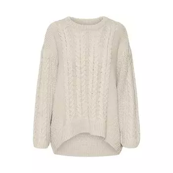 Бежевый хлопковый свитер Vero Moda