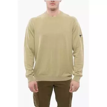 Бежевый хлопковый свитер Woolrich, Beige