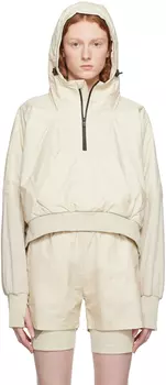 Бежевый худи со вставками Templa