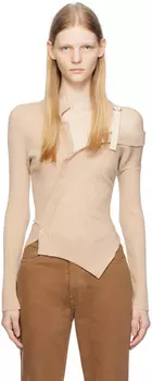 Бежевый кардиган Le Chouchou La Maille Colin Jacquemus