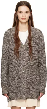 Бежевый кардиган в крапинку Chlo