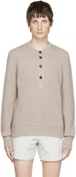 Бежевый кашемир Henley TOM FORD