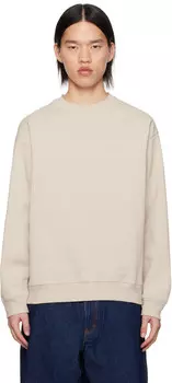 Бежевый классический свитшот Dime