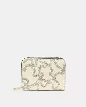 Бежевый кошелек Kaos Icon с логотипом Tous, бежевый