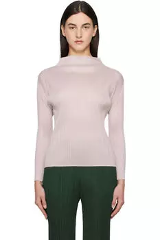 Бежевый Новые Красочные Базовые 4 Топ PLEATS PLEASE ISSEY MIYAKE