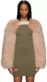 Бежевый открытый жакет ANDREDAMO