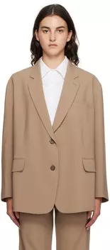 Бежевый пиджак Bea The Frankie Shop