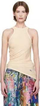 Бежевый пиральский топ-топ Eckhaus Latta