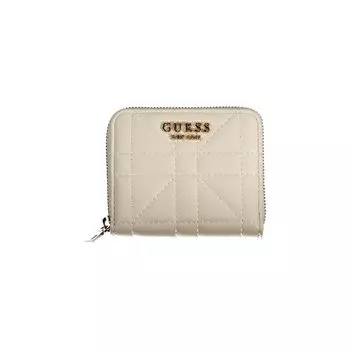 Бежевый полиэтиленовый кошелек Guess Shoes