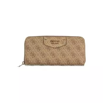 Бежевый полиэтиленовый кошелек Guess Shoes