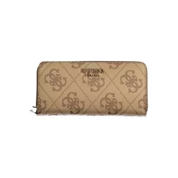 Бежевый полиэтиленовый кошелек Guess Shoes
