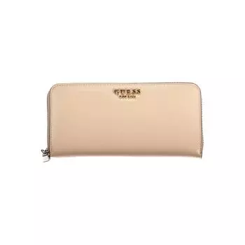 Бежевый полиэтиленовый кошелек Guess Shoes