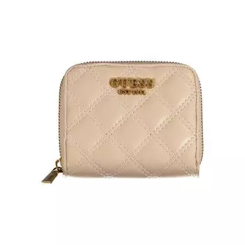 Бежевый полиэтиленовый кошелек Guess Shoes