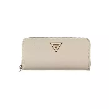 Бежевый полиэтиленовый кошелек Guess Shoes