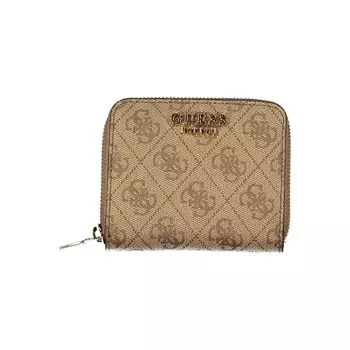 Бежевый полиэтиленовый кошелек Guess Shoes