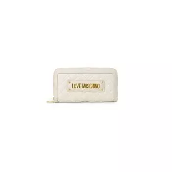 Бежевый полиэтиленовый кошелек LOVE MOSCHINO