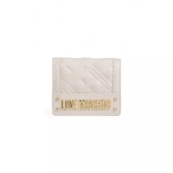 Бежевый полиэтиленовый кошелек LOVE MOSCHINO