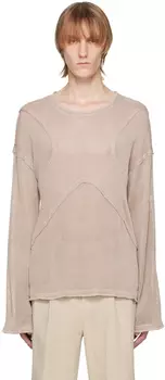 Бежевый полупрозрачный свитер Jordan Barrett Edition MISBHV