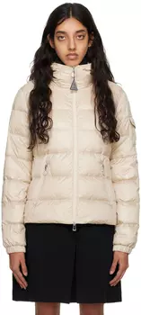 Бежевый пуховик Gles Moncler