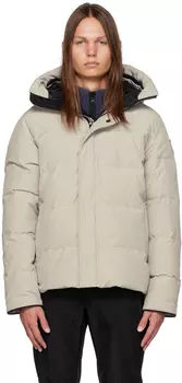 Бежевый пуховик MacMillan Limestone Canada Goose
