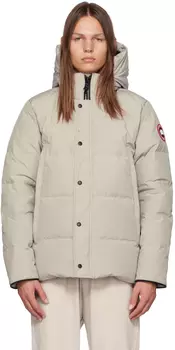 Бежевый пуховик Wyndham Limestone Canada Goose