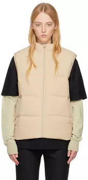 Бежевый пуховый жилет Diff Holzweiler
