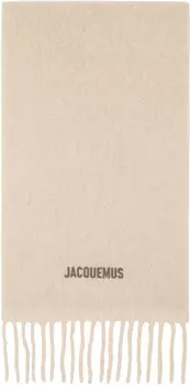 Бежевый шарф Les Classiques 'L'echarpe Moisson' JACQUEMUS, Multi beige