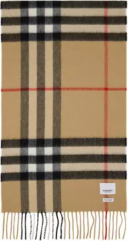 Бежевый шарф The Burberry Check