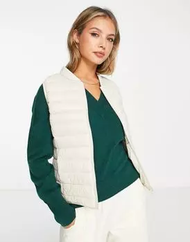 Бежевый стеганый жилет Scalpers Gstaad