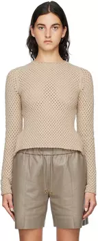 Бежевый свитер Avenue Aeron