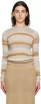 Бежевый свитер из цезы Gimaguas