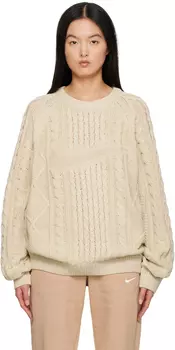 Женский свитер Nike Life, бежевый