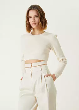 Бежевый свитер Network