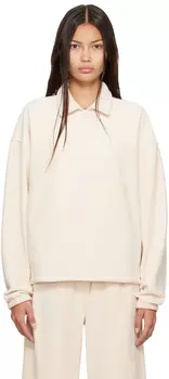 Бежевый свитер с полумолнией AMOMENTO