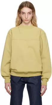 Бежевый свитшот Le Raphia 'Le Sweatshirt Fio' Jacquemus
