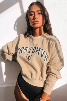 Бежевый свитшот MG1196 MADMEXT