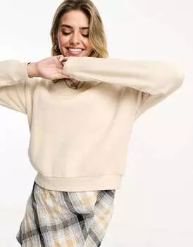 Бежевый свитшот Pull&Bear