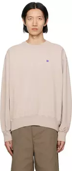 Бежевый свитшот с нашивками Dusty Acne Studios
