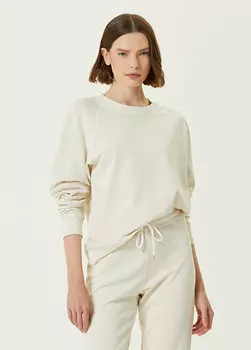 Бежевый свитшот с рукавами реглан Tru