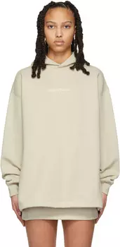 Бежевый свободный худи Essentials