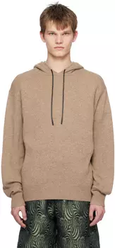 Бежевый свободный худи RtA