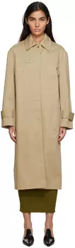 Бежевый свободный тренч Totme