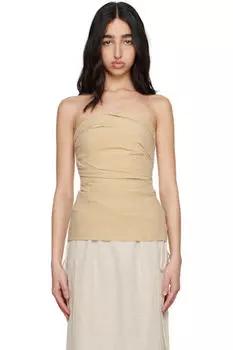 Бежевый топ-бандо Izel TOVE