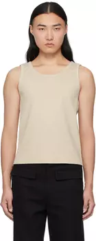 Бежевый топ с вырезом lesugiatelier