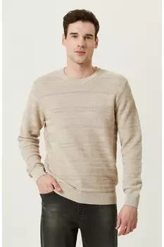 Бежевый трикотаж с рисунком Network, бежевый