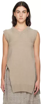 Бежевый жилет Дилато Niccolo Pasqualetti